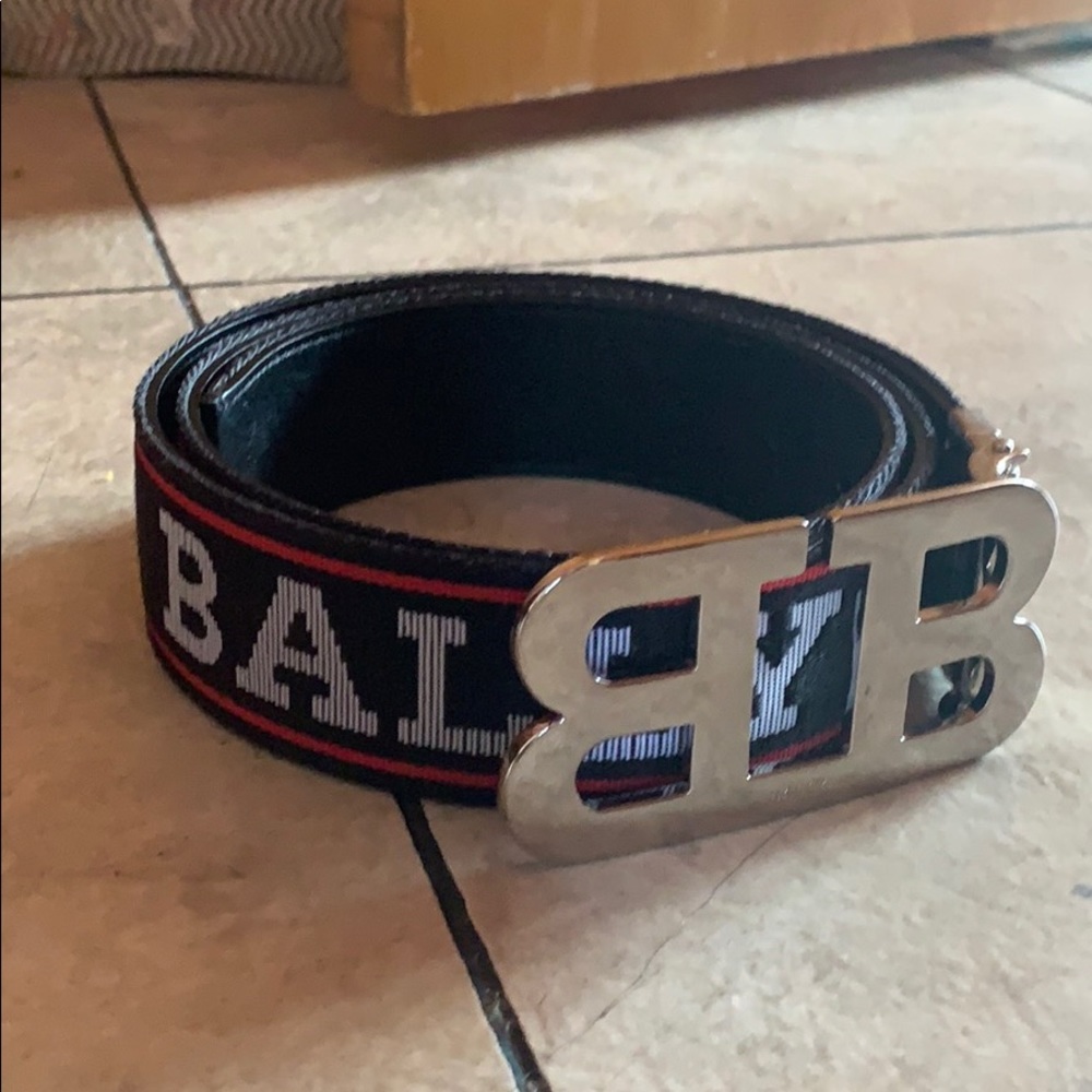 Men’s mirror B Reversible BALLY BELT